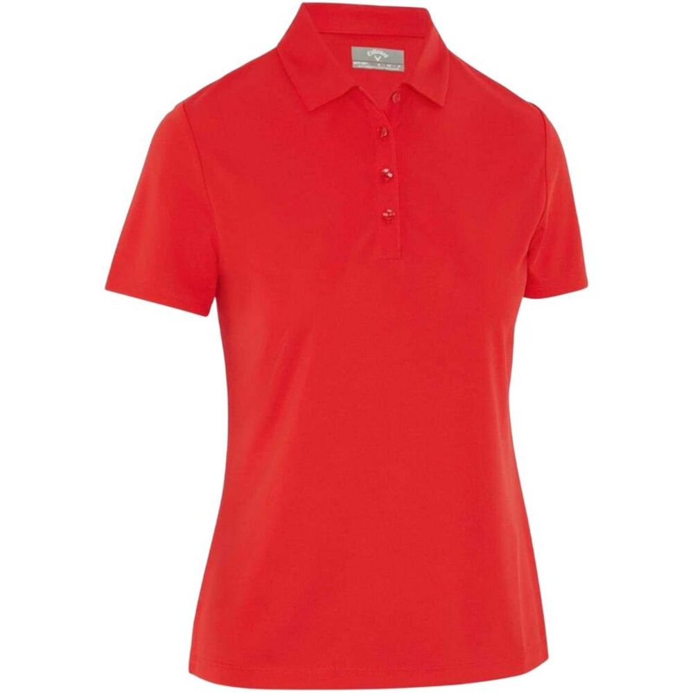 Callaway Womens/Ladies Tourn Regular Polo Shirt / True Red